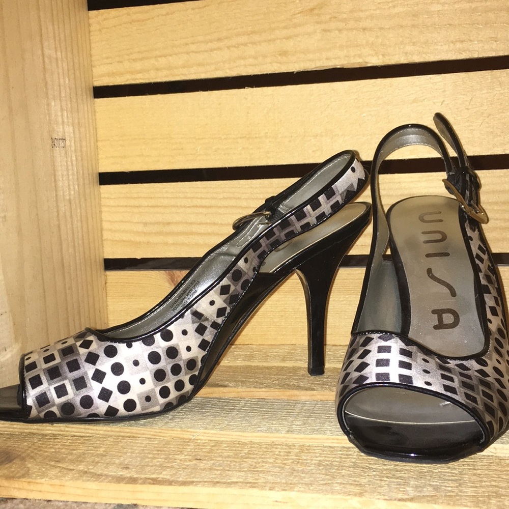 Black and White Pumps